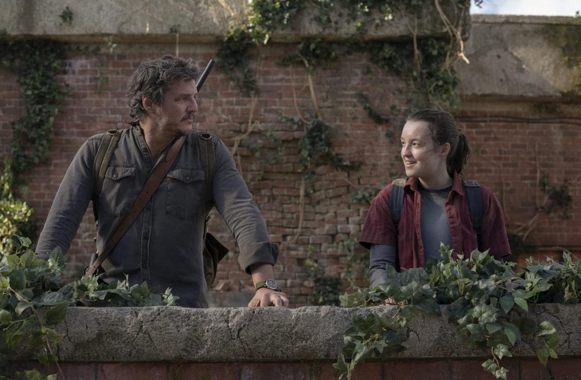 Pedro Pascal and Bella Ramsey in "The Last of Us" episode 9 called "Look for the Light." Photo by Liane Hentscher.