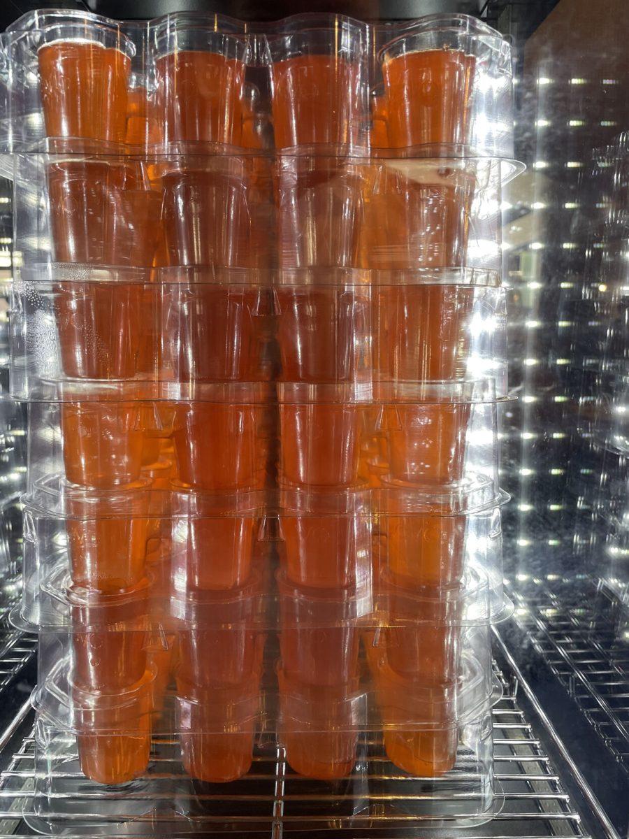Orange shots await Tennessee fans at Rocco's Pizza and Cantina. 