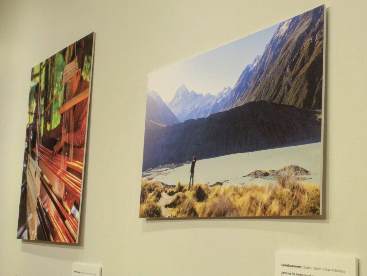 The Student Union Galleria showcases global photography taken by UT students, staff and faculty. 