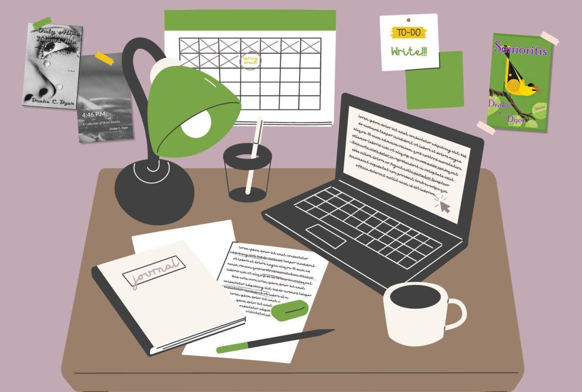 Columnist Drake Dyer says writing his collection of short stories, titled '4:46 P.M.,' was a saving grace during a difficult time in his life.