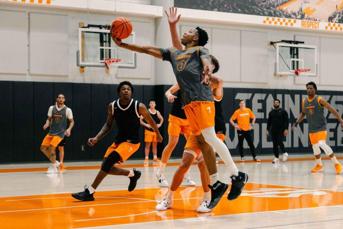 Jordan Gainey (2) during practice in Pratt Pavilion. Thursday, Nov. 2, 2023.