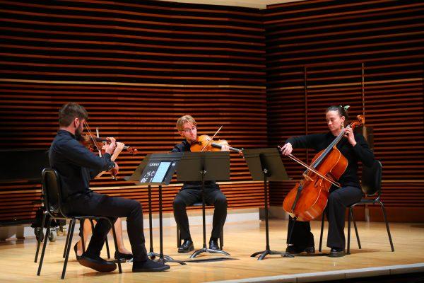 UT College of Music students perform at the New Sound Concert Series in the Natalie Haslam Music Center on Monday, Nov. 20.