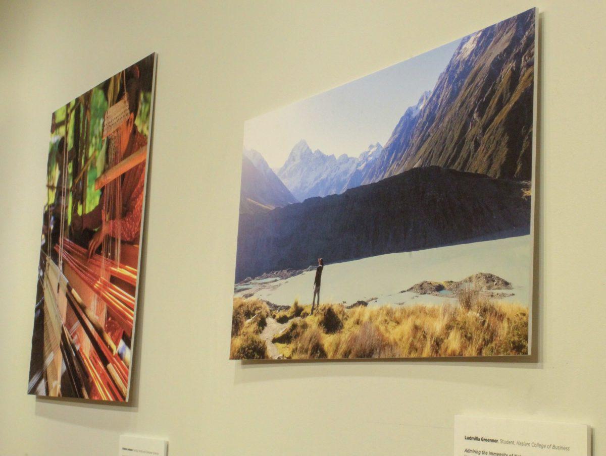The Student Union Galleria showcases global photography taken by UT students, staff and faculty. 