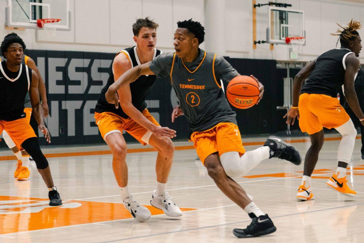 Jordan Gainey (2) during practice in Pratt Pavilion. Thursday, Nov. 2, 2023.