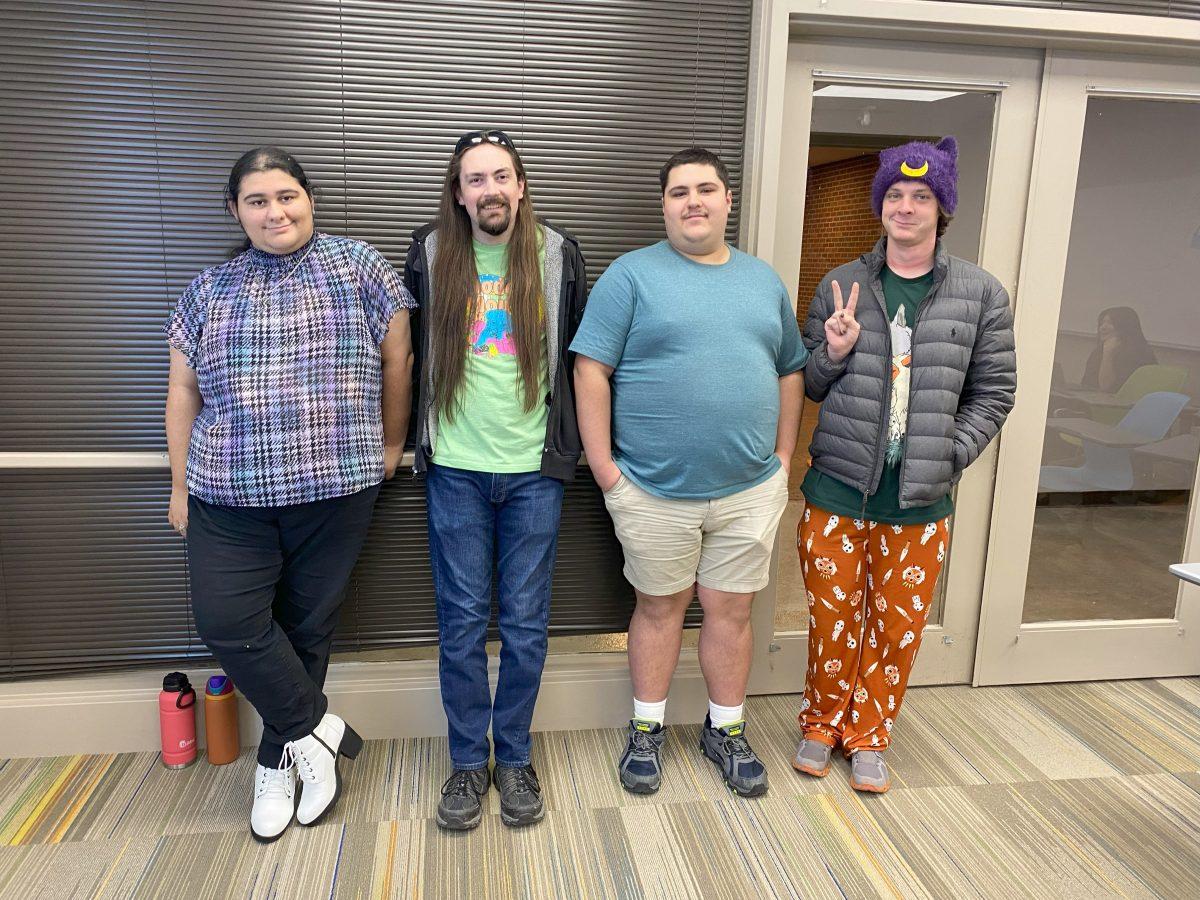 Members of Duck Hunt UTK pose after a Monday meeting.