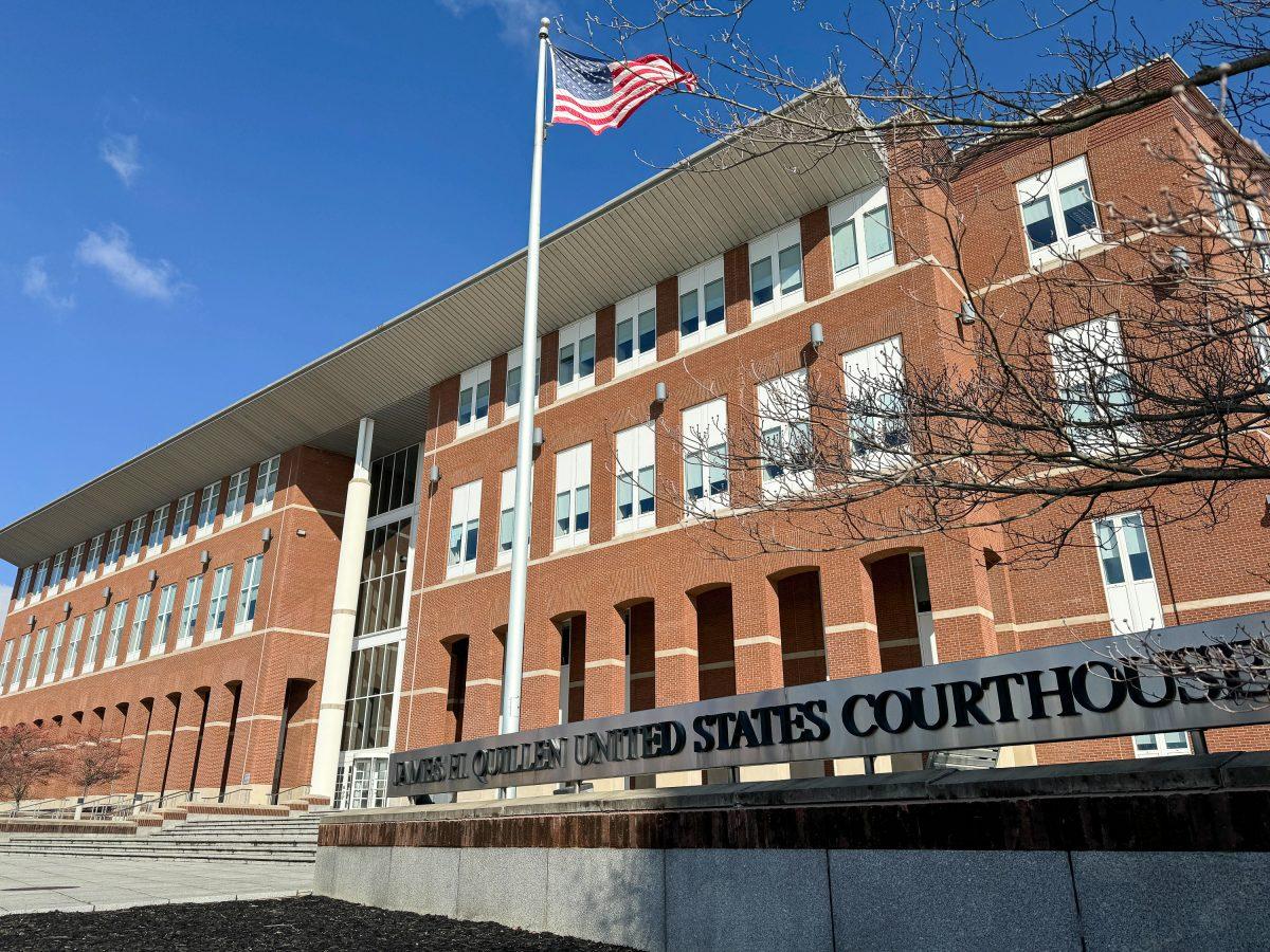 James H. Quillen United States Courthouse following a preliminary injunction hearing between the state of Tennessee and the NCAA in Greeneville, Tennessee. Tuesday, Feb. 13, 2024. 