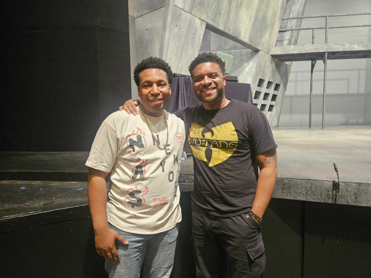 UT alum and hip-hop artist Drew Drake and playwright Keenan Scott II performed their Slam Narrative show at the Clarence Brown Theatre on Monday, Feb. 26, 2024.