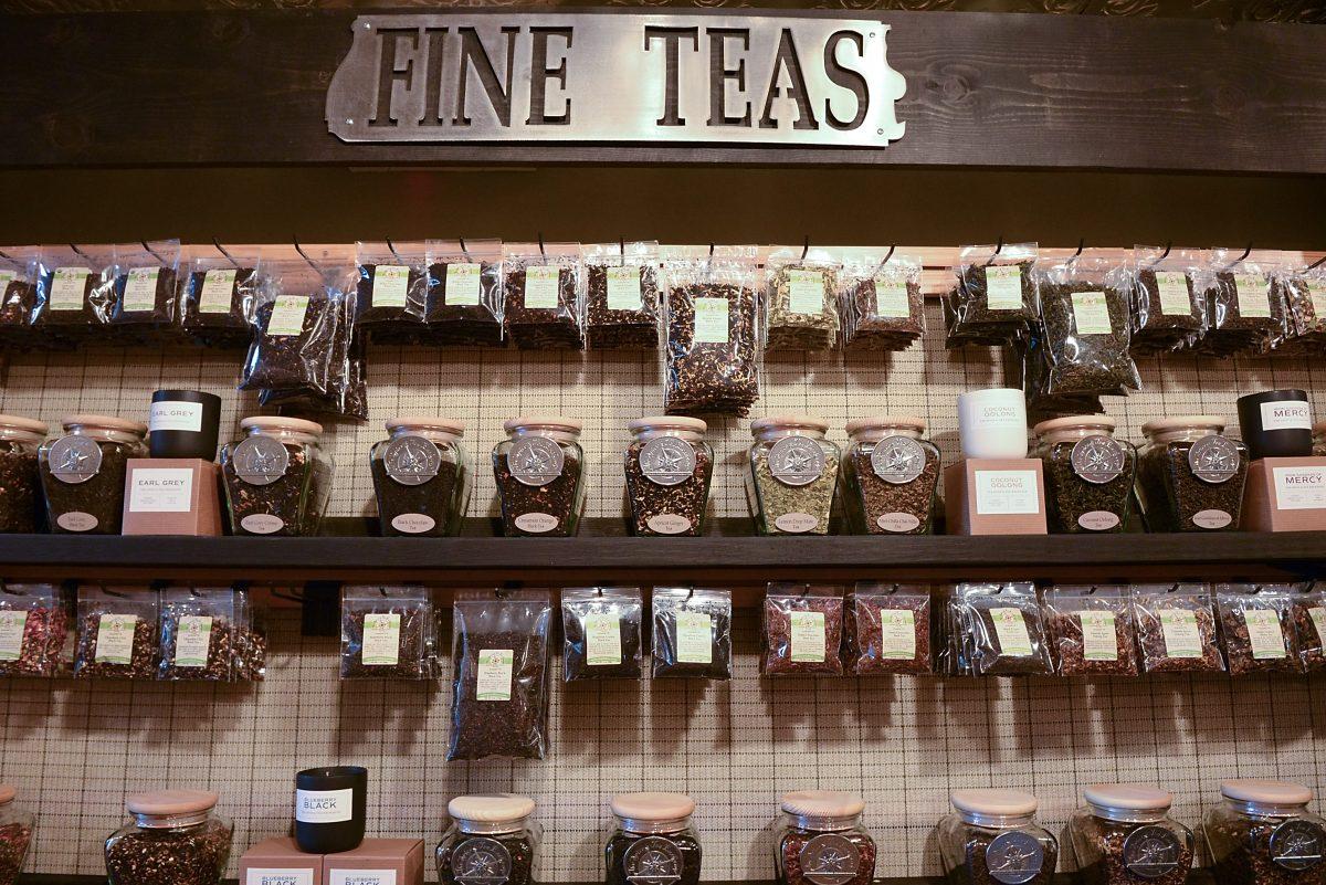 A variety of teas available at the Spice and Tea Exchange on Gay Street. Wednesday Nov. 30, 2022.