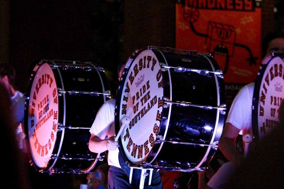 Pride of the Southland band plays at Market Square Madness in downtown Knoxville. Oct. 12, 2023.