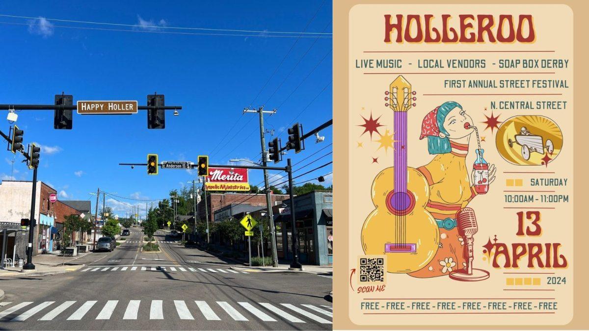 The Holleroo Street Fair will take place on Saturday, April 13, in the Happy Holler district of North Knoxville.