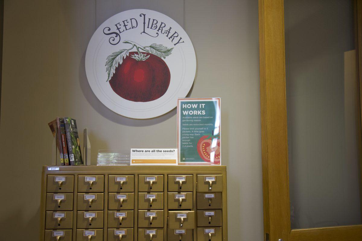The seed library in Hodges is open to all students and aims to instruct people about the importance of living healthy and food availability. Monday, April 22, 2024. 