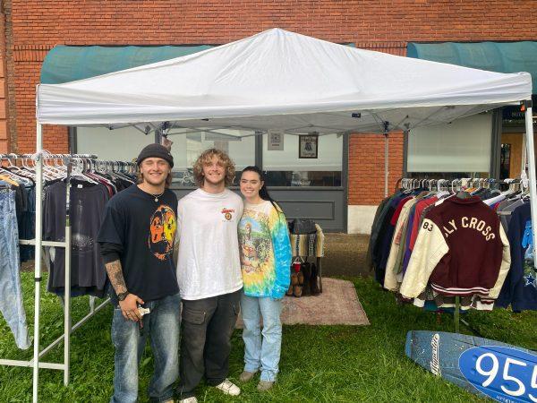 Crafty Bastard Brewery hosted the Emory Place Night Market on Friday, April 26, featuring stores like Mad Dog Vintage.