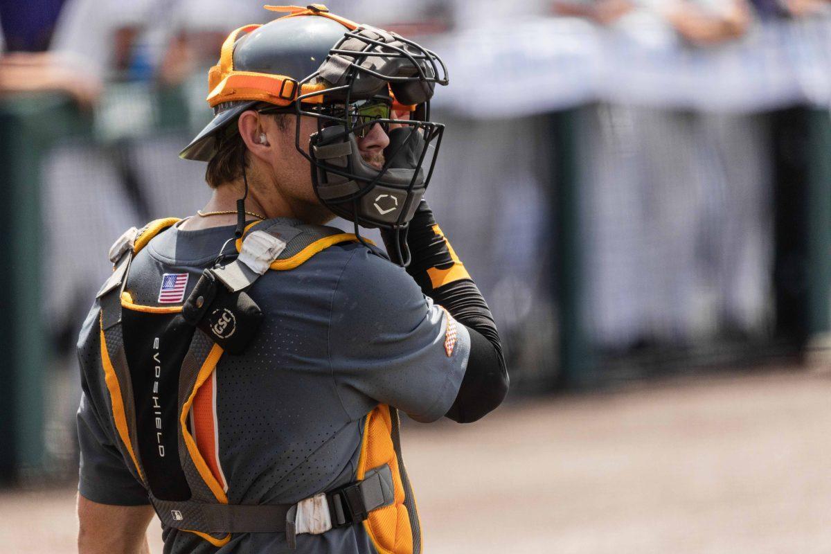 Cal Stark (10) during game against Evansville at Lindsey Nelson Stadium. Saturday, June 8, 2024.
