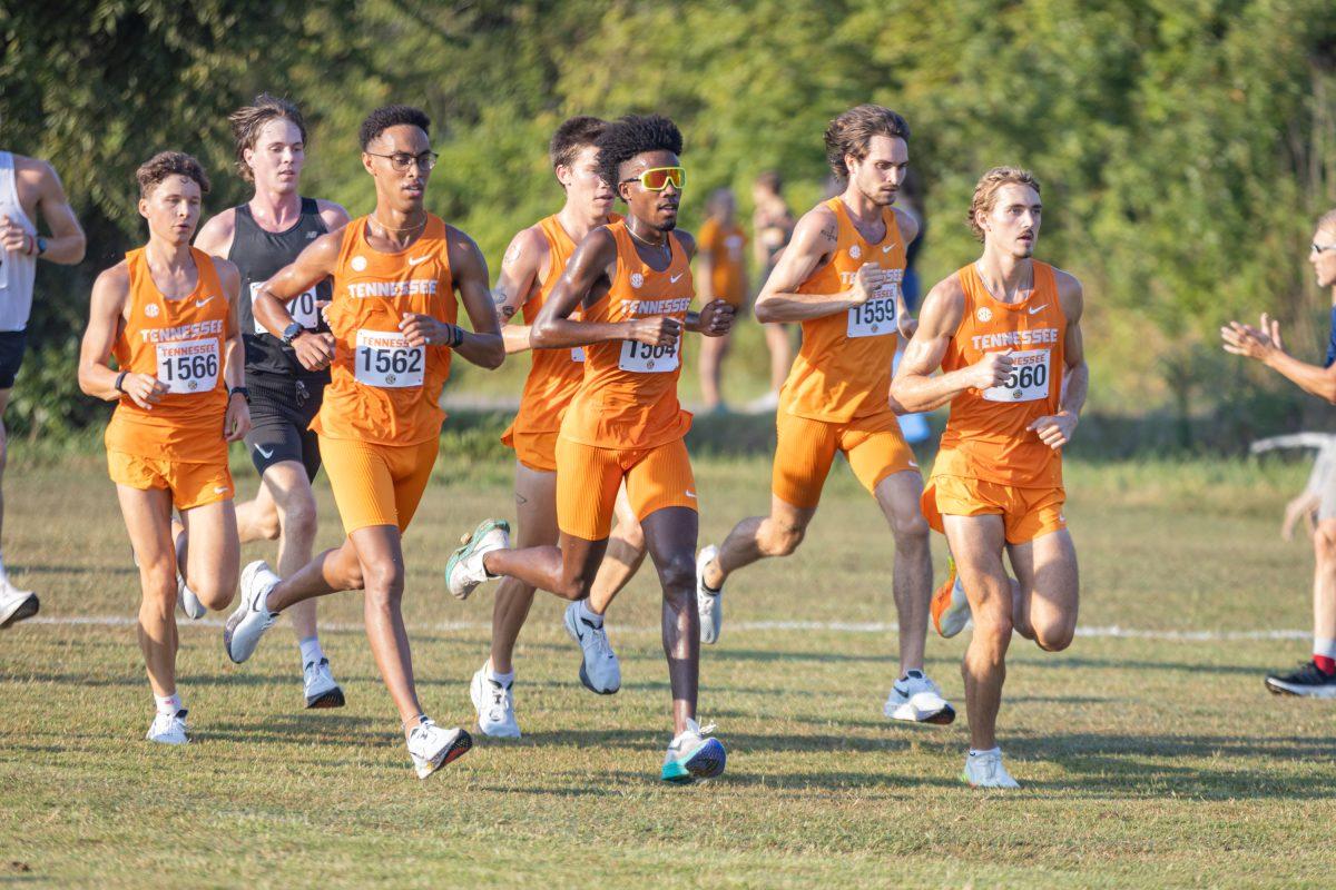 Tennessee competes in the Tennessee Cross Country Invitational at Cherokee Farm Cross Country Course. Friday, Aug. 30, 2024.