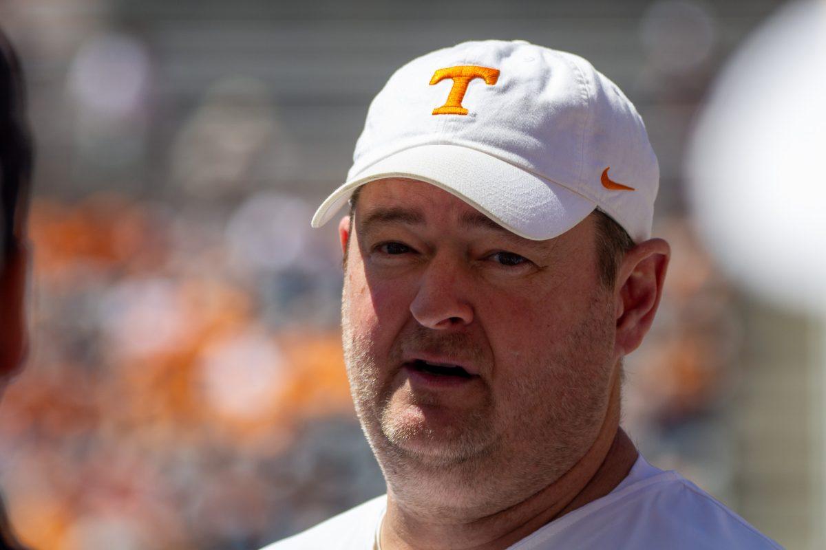 Head coach Josh Heupel during the Orange and White game at Neyland Stadium. Saturday, April 13, 2024.