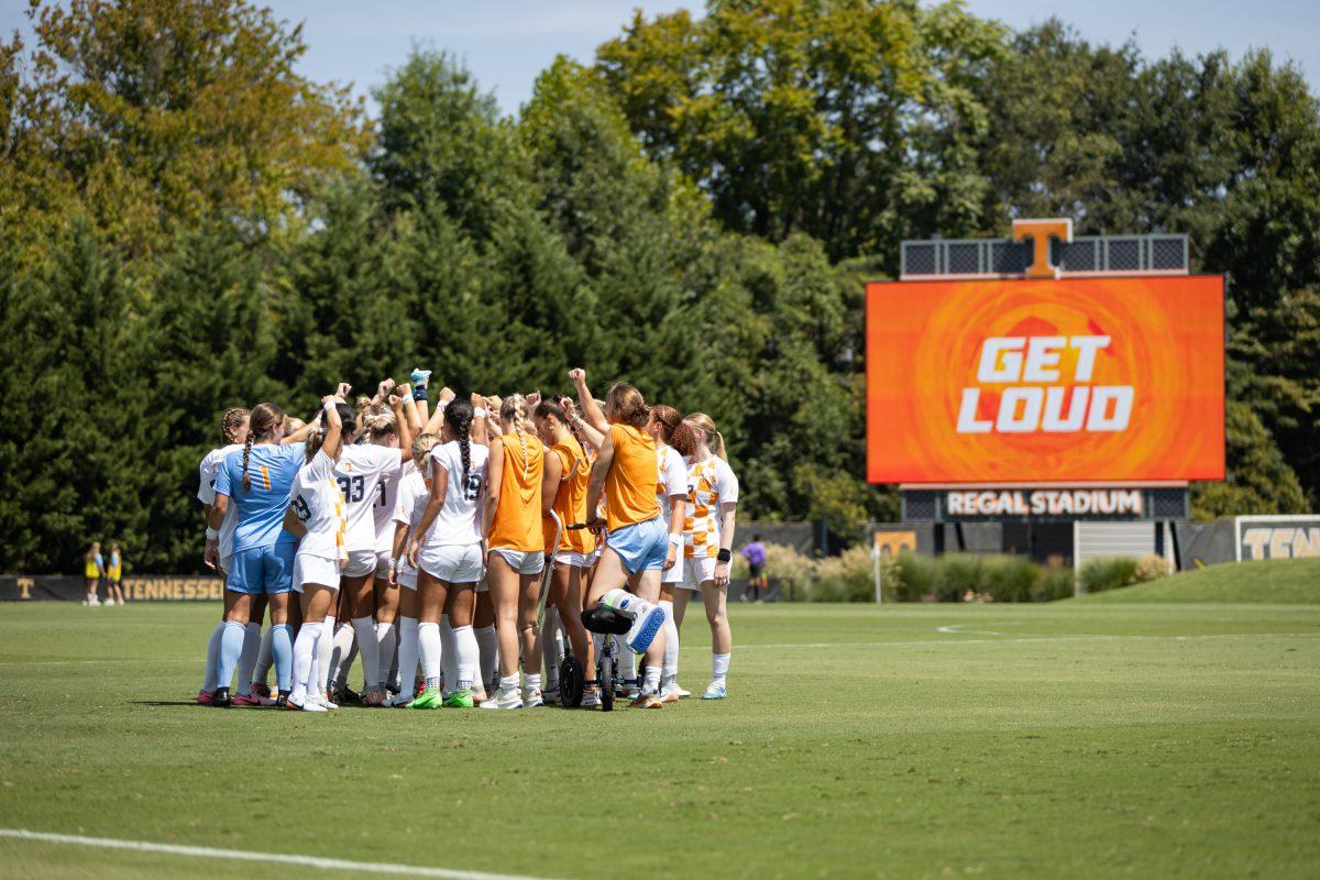 Tennessee prepares for a match against Lipscomb at Regal Soccer Stadium. Sunday, Aug. 25, 2024.