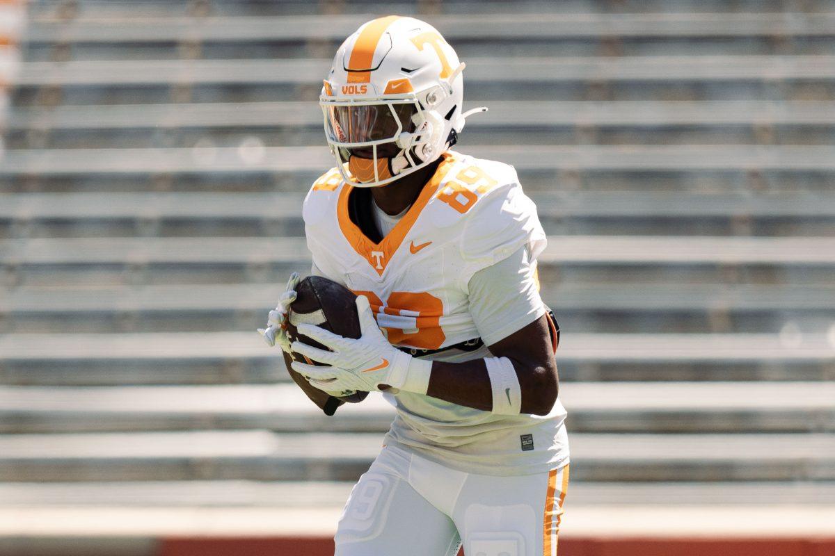 Mike Matthews (89) before the Orange and White game at Neyland Stadium. Saturday, April 13, 2024.