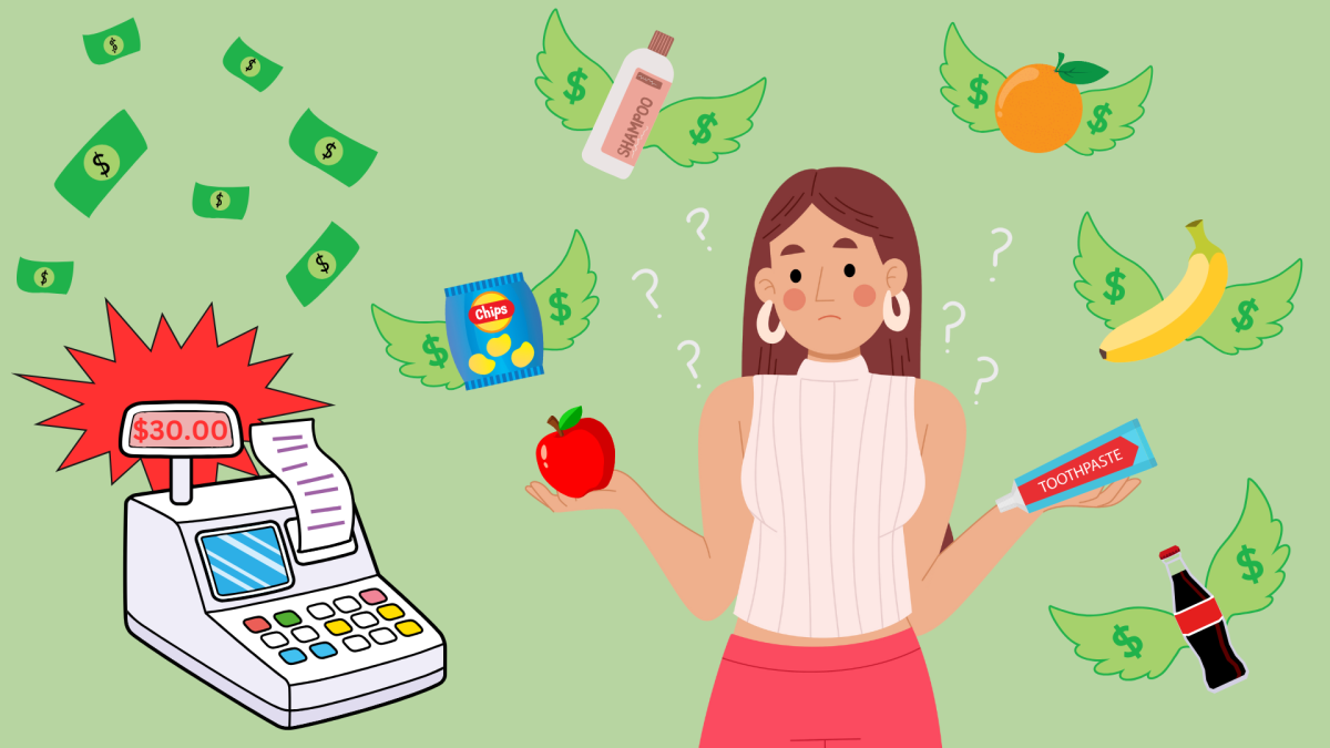 UT students tackle the rapid inflation of grocery and household product costs. Sunday, Oct. 20, 2024.