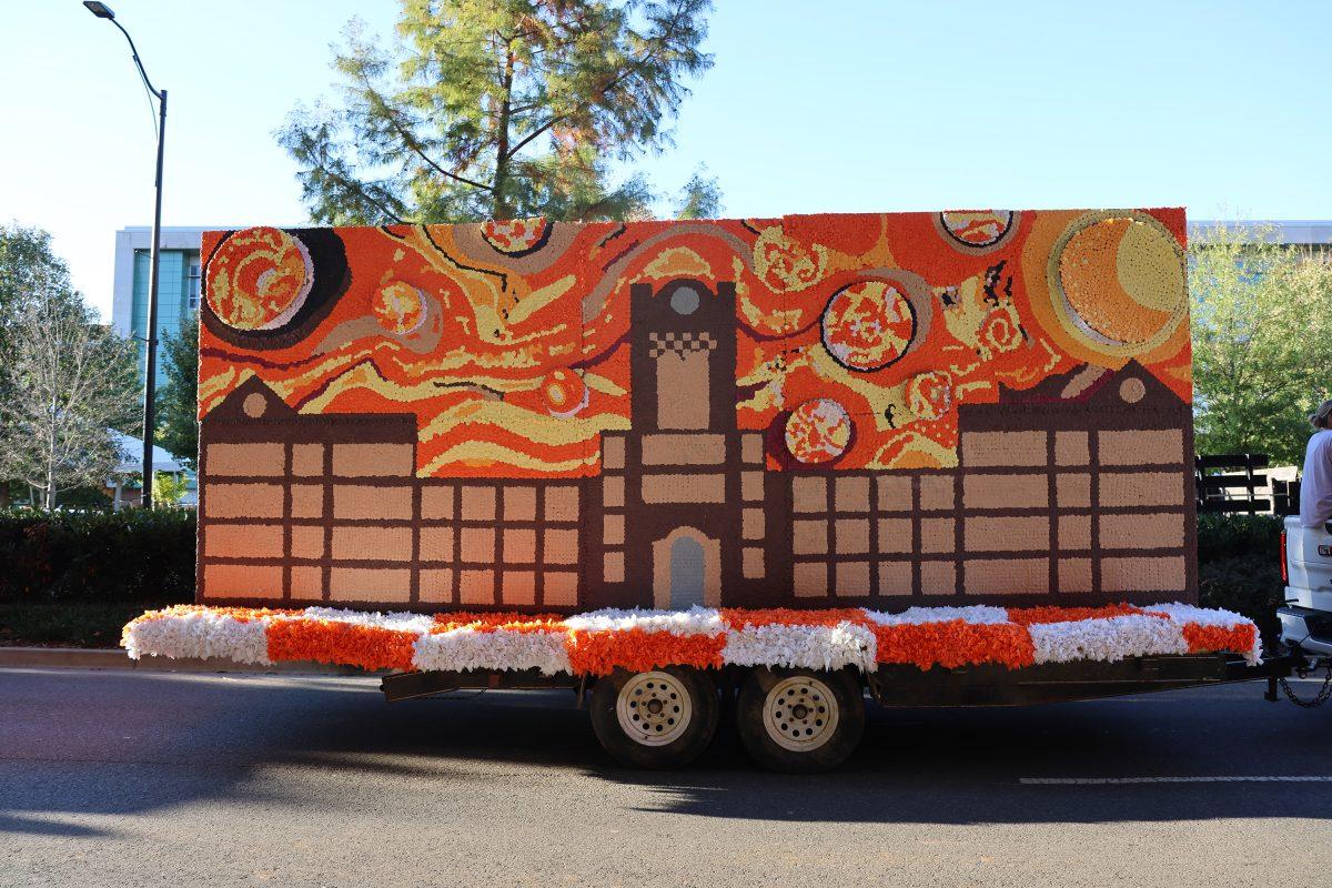 One of the many floats in the homecoming parade. Friday, Nov 8, 2024.