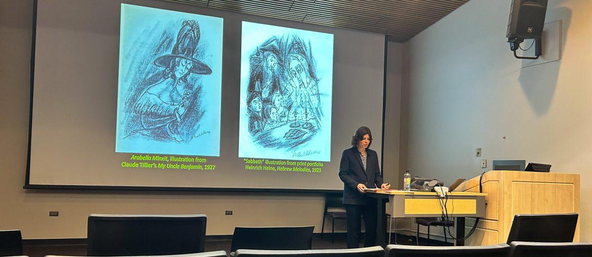 Kerry Wallach, a professor at Gettysburg College, visited the University of Tennessee to share her work on discovering the life of Rahel Szalit with students and faculty at UT. Monday, Jan. 27, 2025.