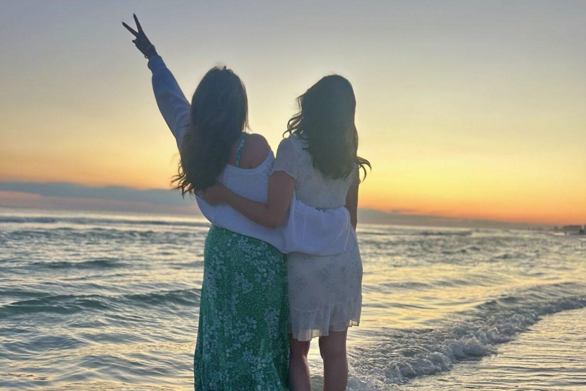 Caden Dyer and friend Morgan King pose in Panama City Beach, Florida. Monday, May 20, 2024. Used with permission. 