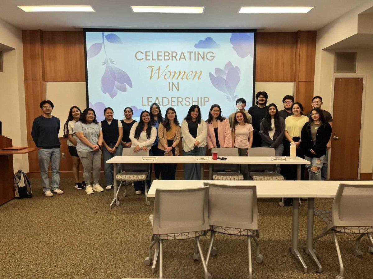 The Latino Business Student Association featuring Karah Godfrey, Maria Martinez-Weiss and Valentina Gomez Marchant. Friday, March 14, 2025.