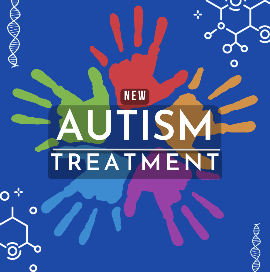 Graphic featuring autism awareness colors. Thursday, May 1, 2025.