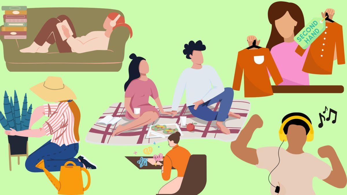 Columnist Marissa Hunt shares a few of her favorite sustainable hobbies that fuel both her mind and the environment, such as thrifting, coloring, and gardening.