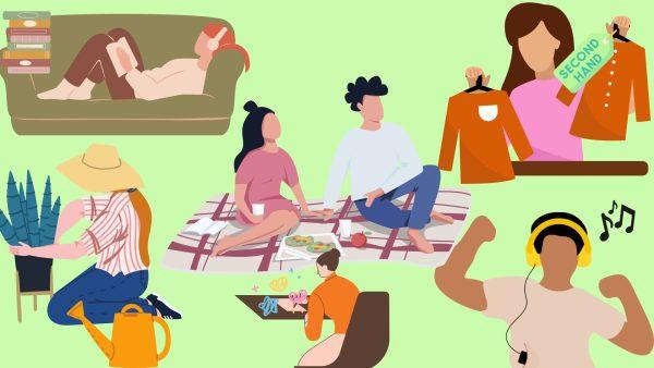 Columnist Marissa Hunt shares a few of her favorite sustainable hobbies that fuel both her mind and the environment, such as thrifting, coloring, and gardening.