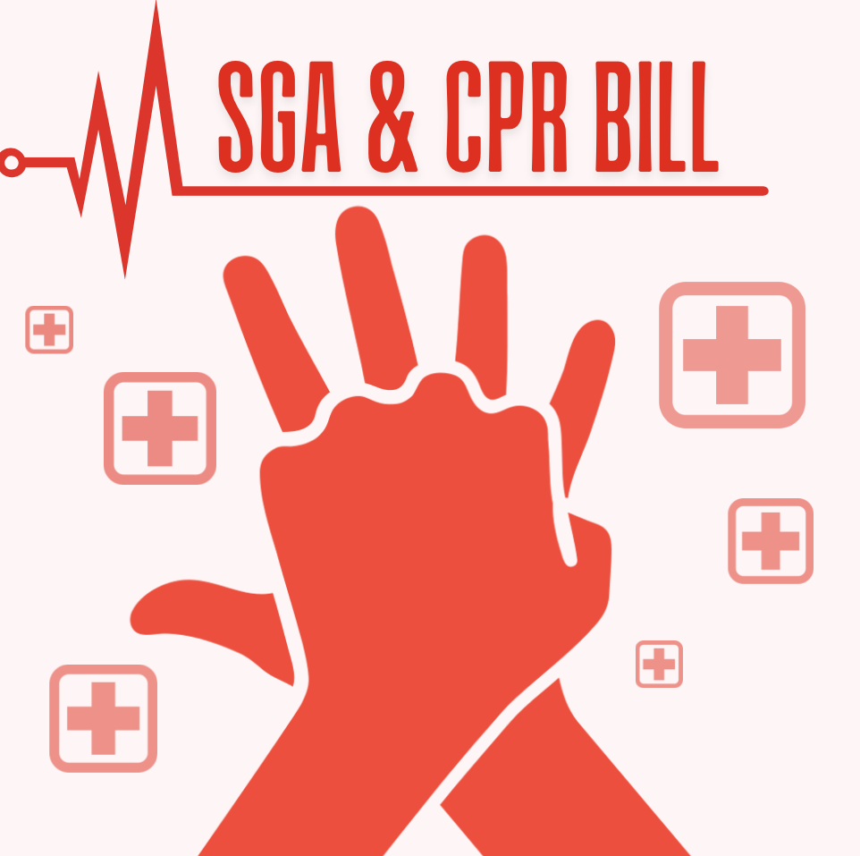 SGA proposed the CPR bill which will allow RAs to receive CPR training and further assist in the case of an emergency. Tuesday, April 1, 2025.