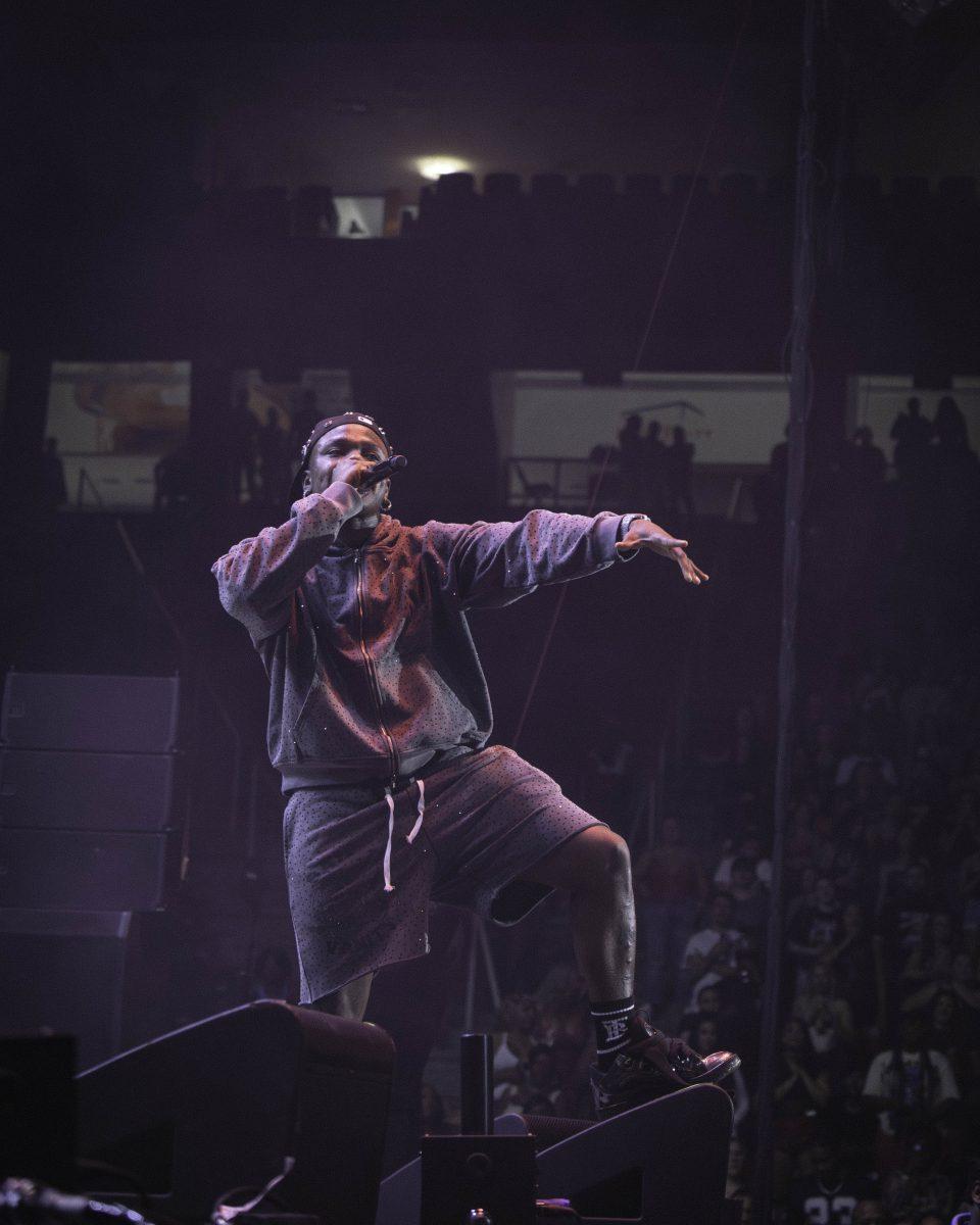 DaBaby performing at Thompson-Boling Arena at Food City Center for Volapalooza. Friday, May 2, 2025.