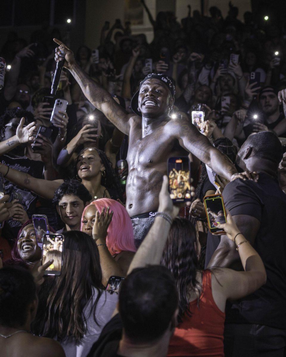 DaBaby perofrming at Thompson-Boling Arena at Food City Center for Volapalooza. Friday, May 2, 2025.