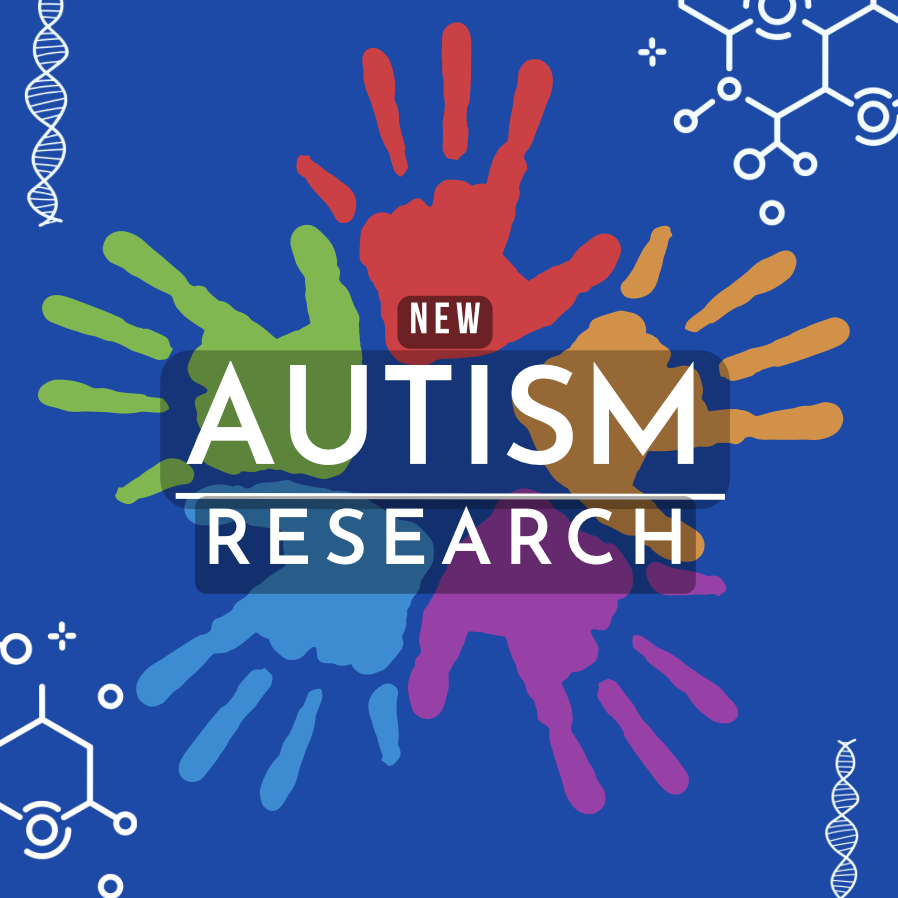 Graphic featuring autism awareness colors. Thursday, May 1, 2025.