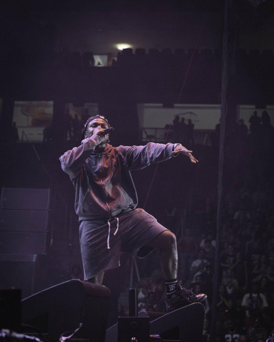 DaBaby performing at Thompson-Boling Arena at Food City Center for Volapalooza. Friday, May 2, 2025.