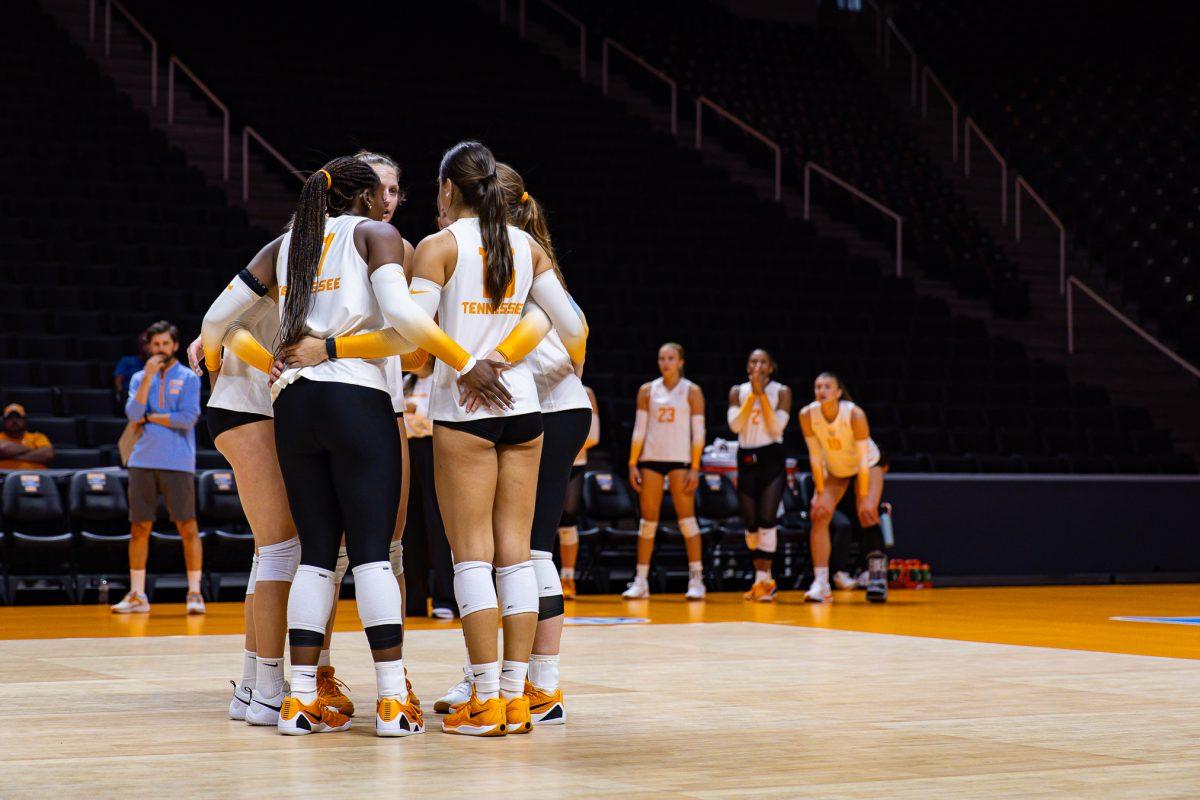 Tennessee Volleyball hosts the annual Orange &amp; White Scrimmage at Food City Center, Tuesday, Aug. 26, 2025.