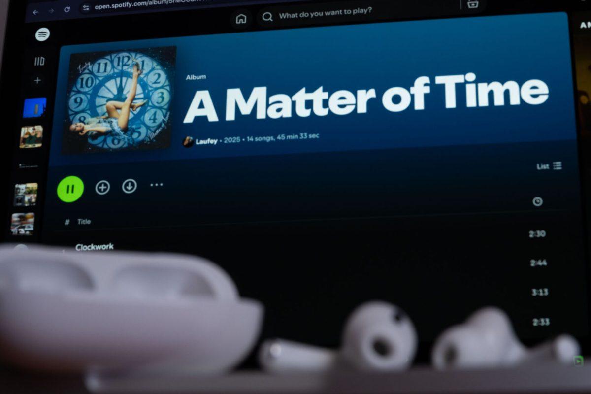 Laufey's new album, "A Matter of Time." Wednesday, Aug. 27, 2025.