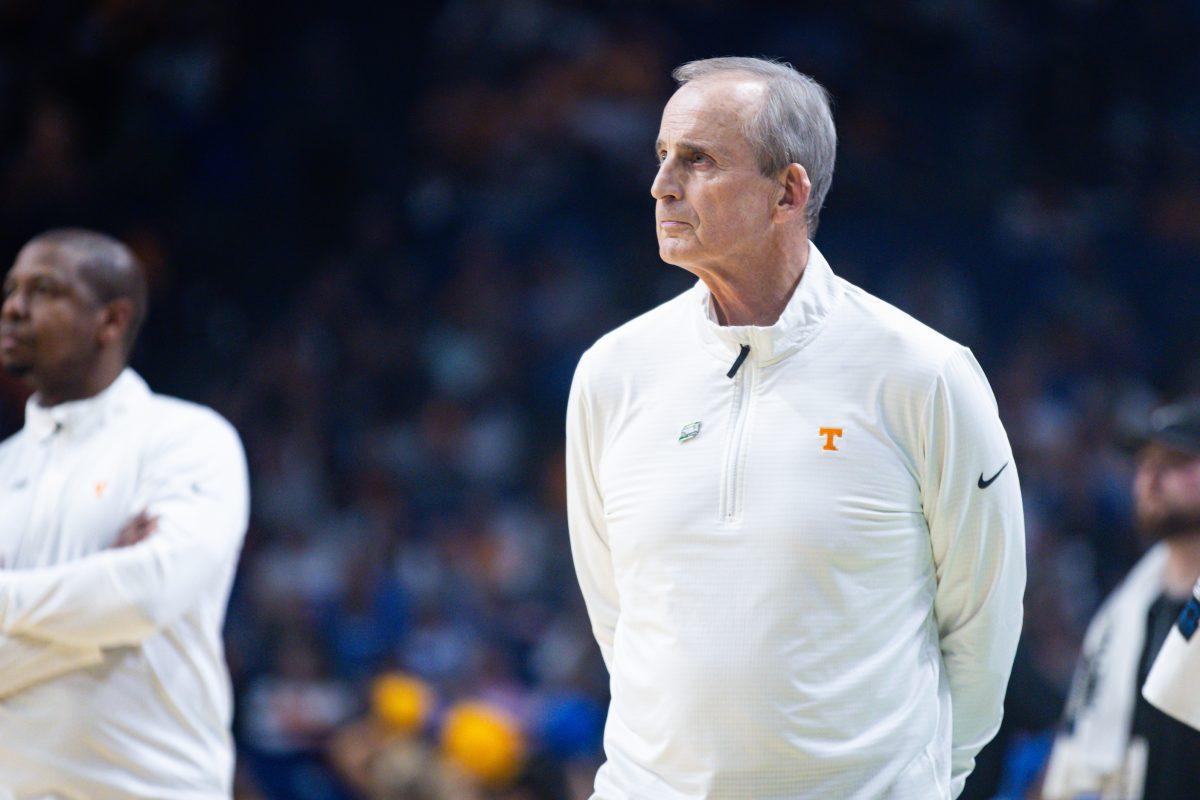 Head coach Rick Barnes takes on UCLA in the second round of the NCAA Tournament at Rupp Arena. Saturday, March 22, 2025.