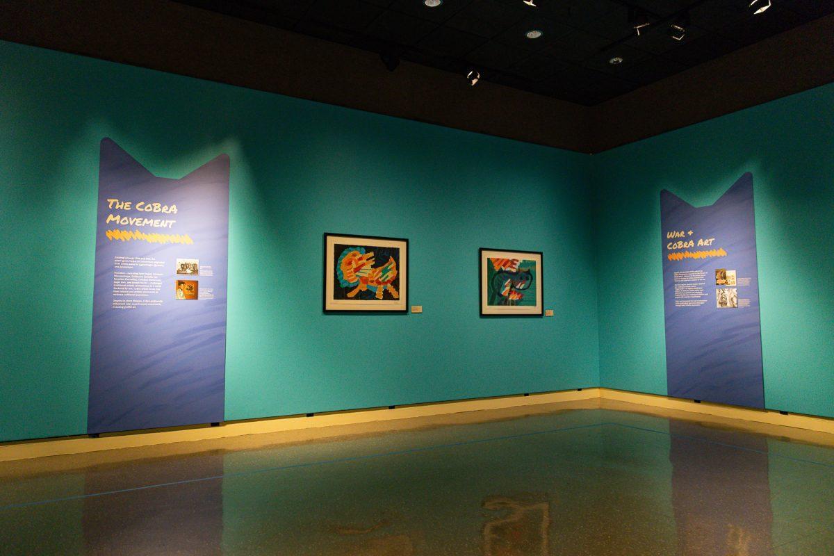 The Karel Appel: Cats exhibit is displayed at McClung Museum, Friday, Aug. 22, 2025.