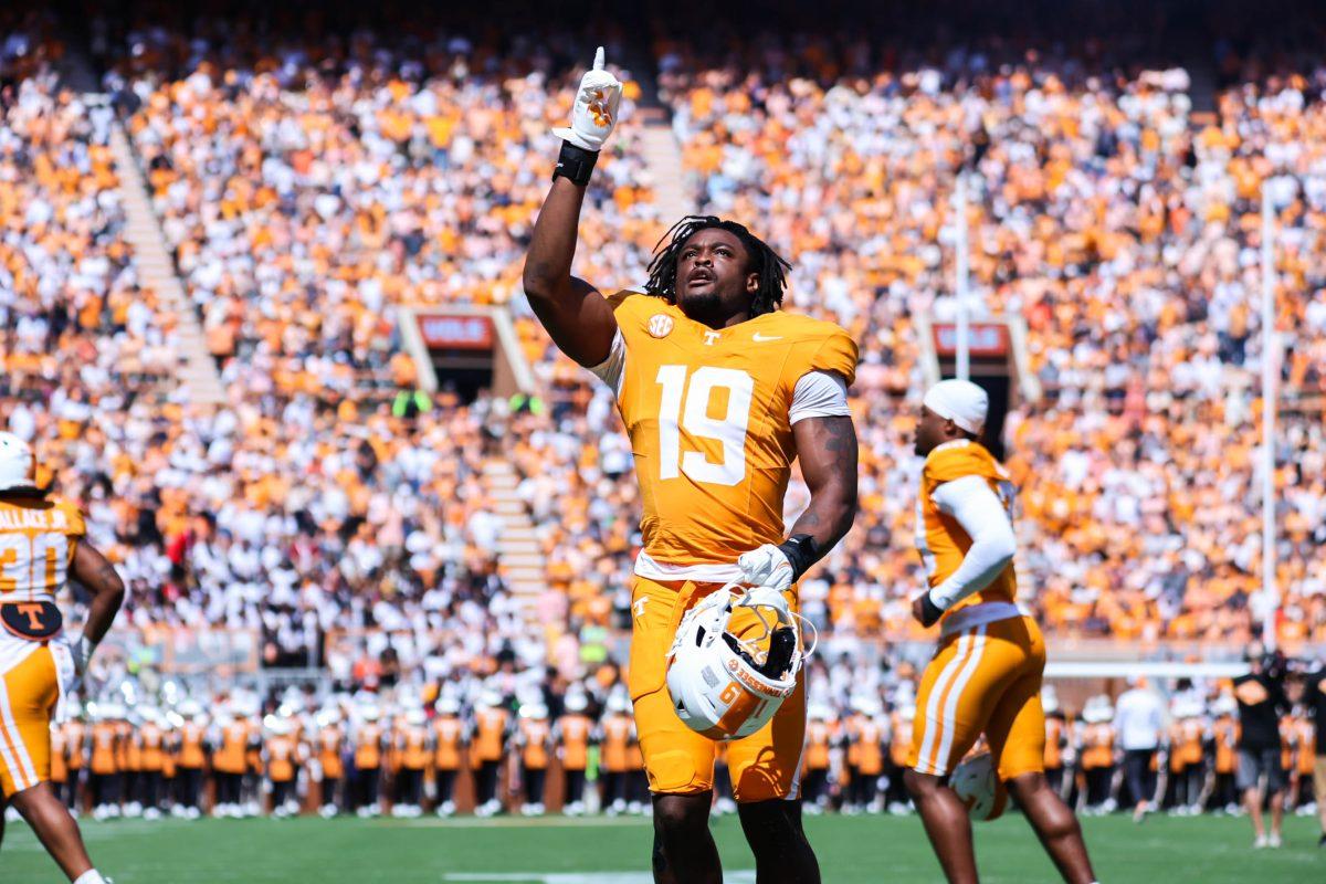 Joshua Josephs (19) before the game against UAB in Neyland Stadium. Saturday, Sept. 20, 2025.