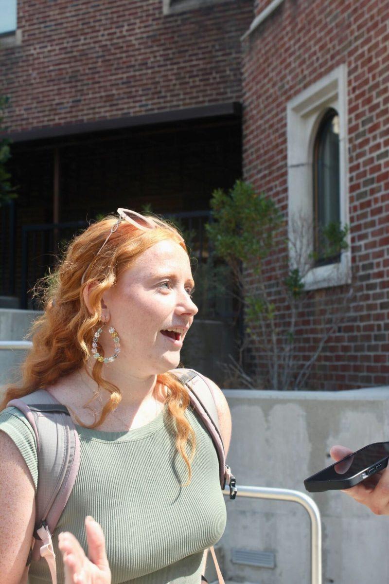 Senior nutrition major Linnea Bacilek speaks about her opinion on the state of political discourse in the US.