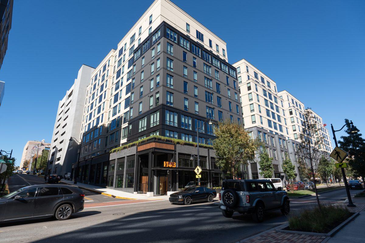 Hub Knoxville, off-ccampus housing on the strip. Thursday, Oct. 16, 2025.