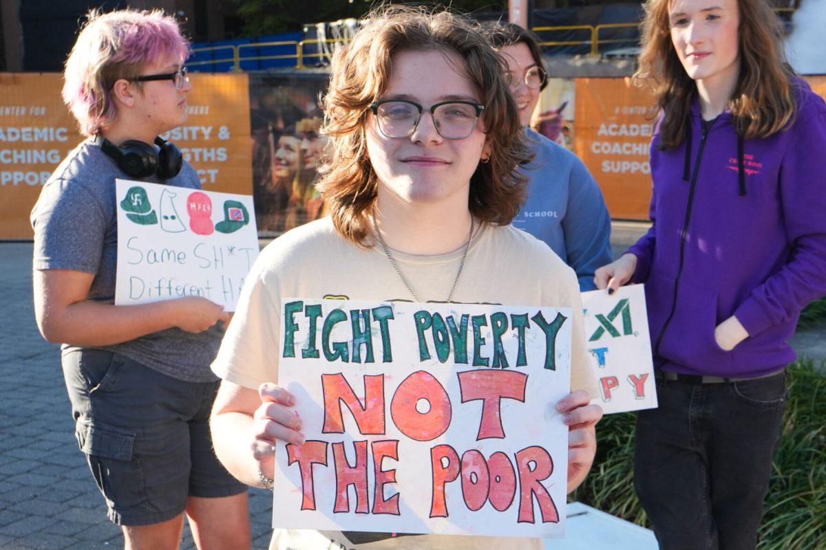 Students protest the National Guards Deployment in Memphis, Oct.23, 2025