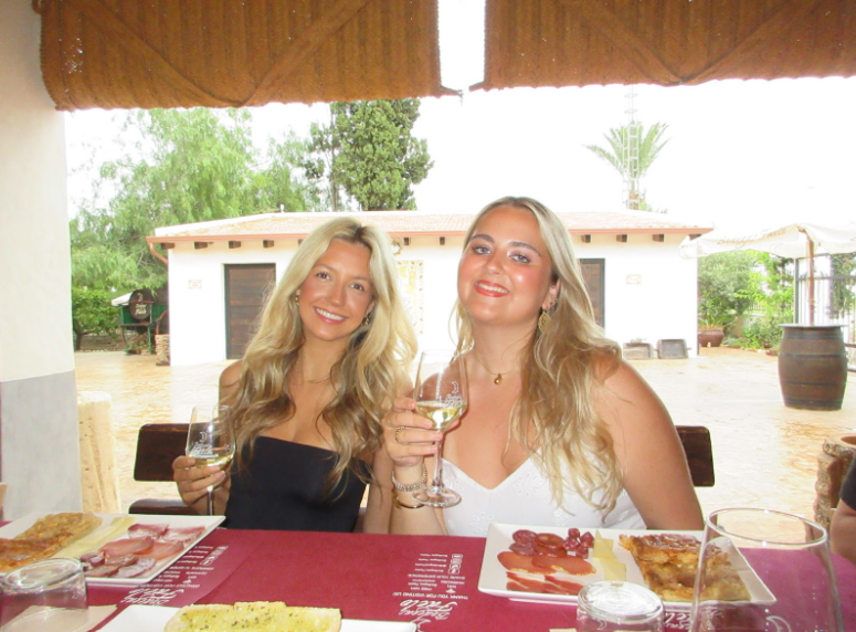 UT students Lily Berger and Kate Wainright during their study abroad in Alicante, Spain.
