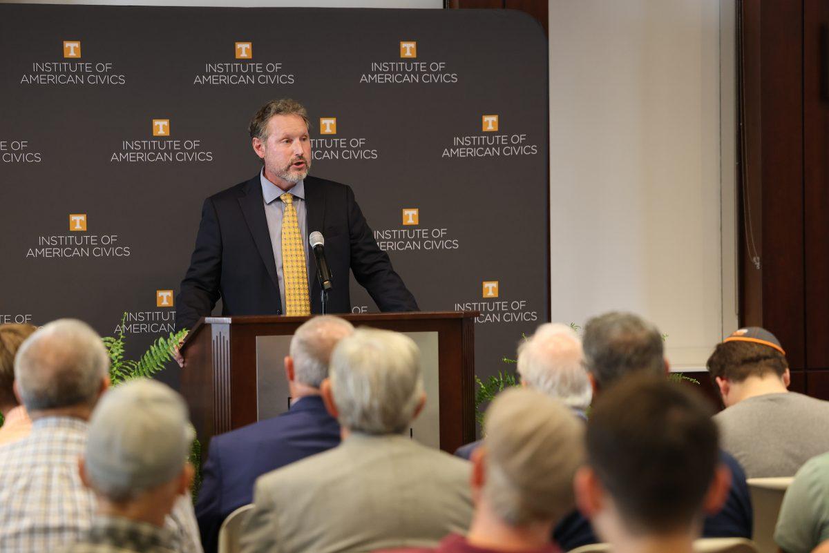 Professor Joshua Dunn of the Baker School of Public Policy and Affairs.