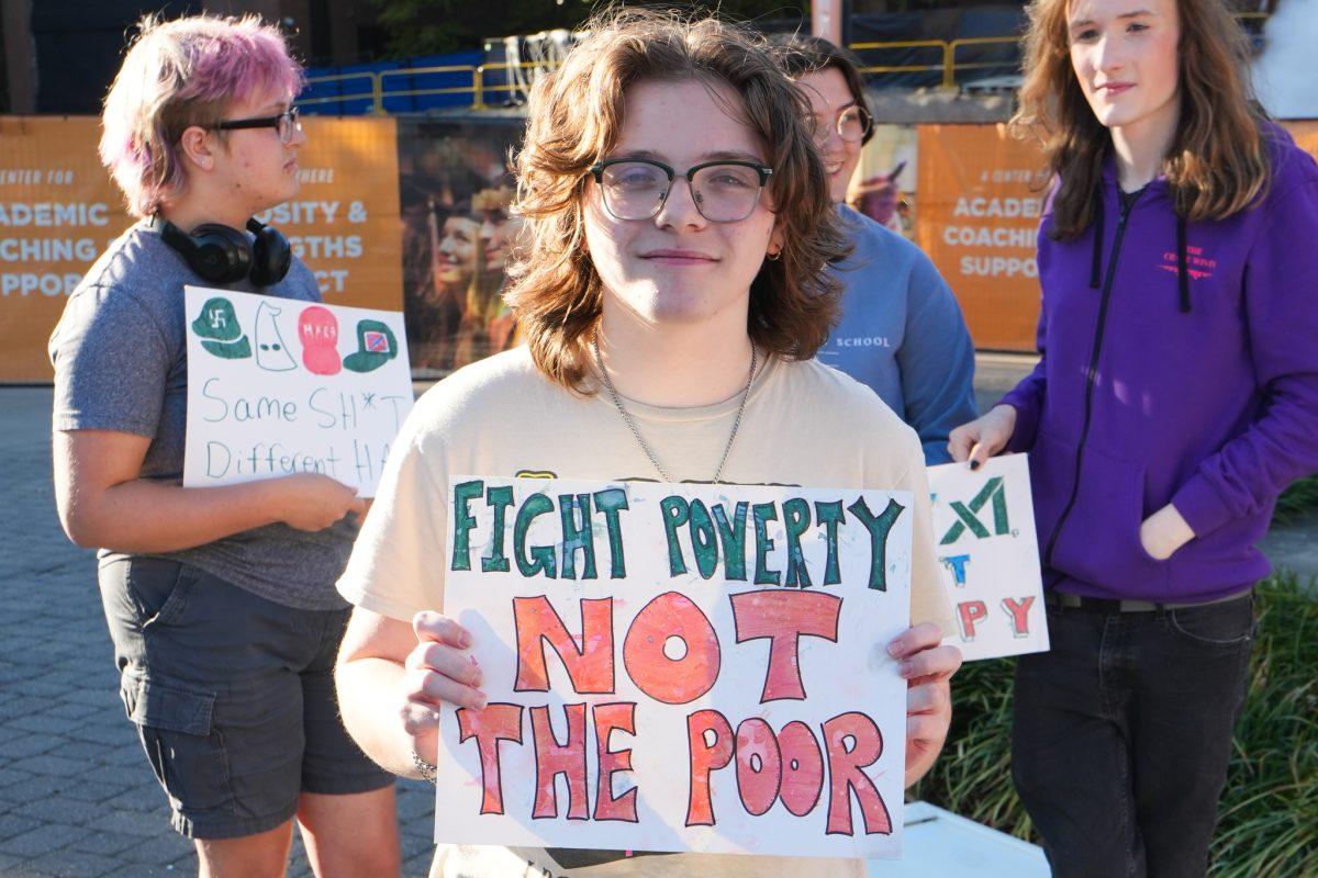 Students protest the National Guards Deployment in Memphis, Oct.23, 2025