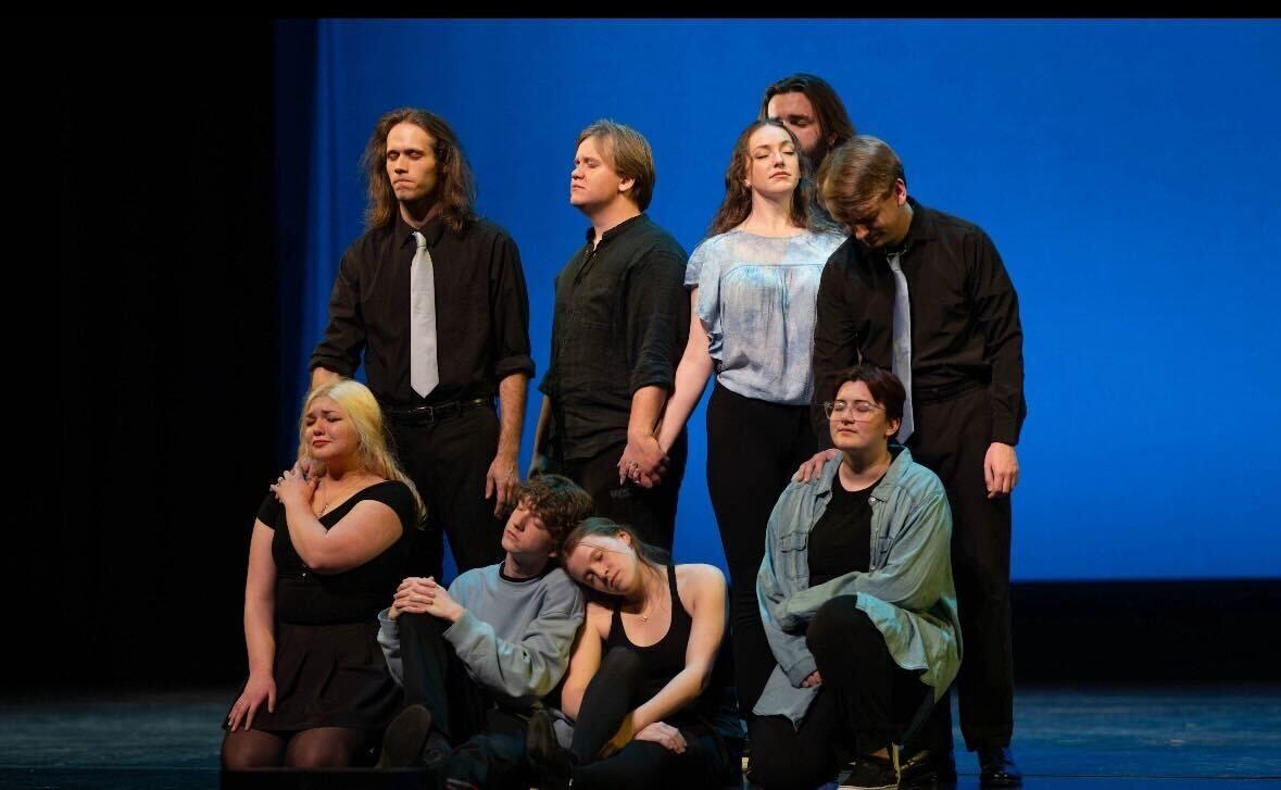 All Campus Theatre, a student organization at UT, rehearsing for their Musical Theatre Revue. Sunday, Oct. 12, 2025.