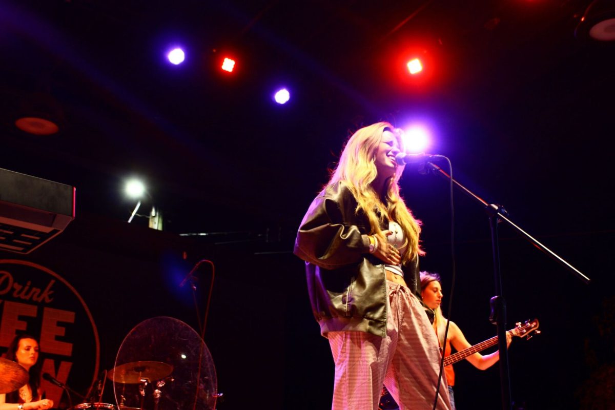 UT student band, Luna Blue, performing at Yee-Haw Brewing Company. Tuesday, Nov. 25, 2025.