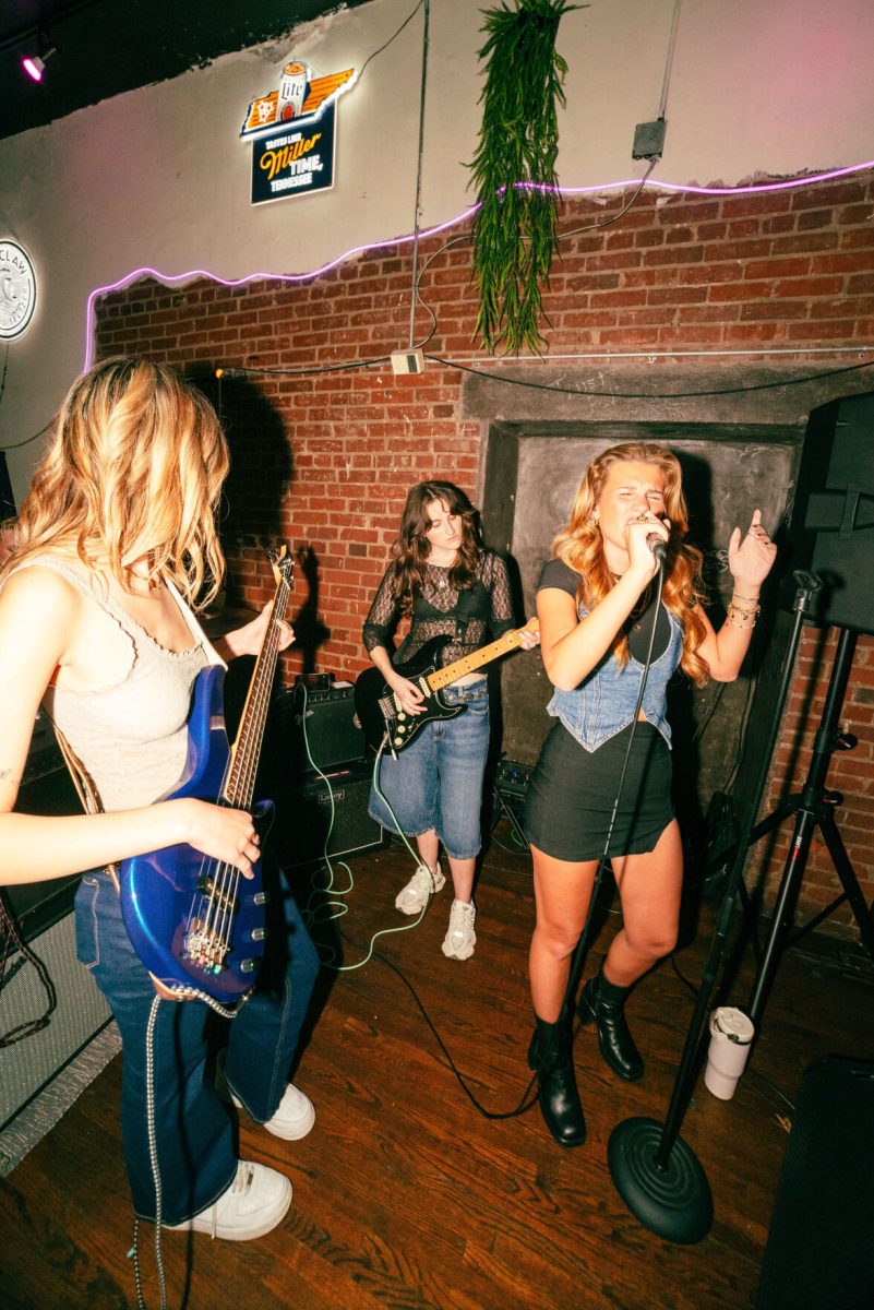 UT student band, Luna Blue, performing at Yacht Club. Tuesday, Nov. 25, 2025.