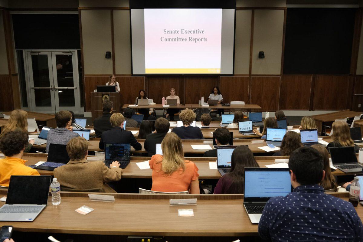 The SGA Undergraduate Senate in session, Nov.11, 2025