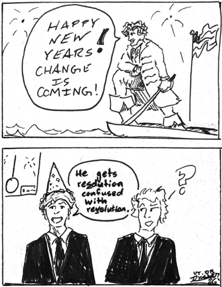 Cartoon: New Years Revolutions